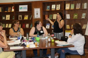 Math teachers convene in the Maine State Library