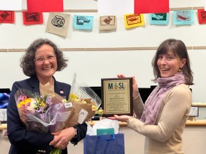 Iris Eichenlaub, School Librarian of the Year Award Recipient