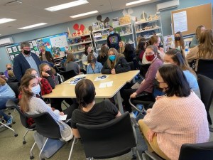students at the Future Teachers Academy