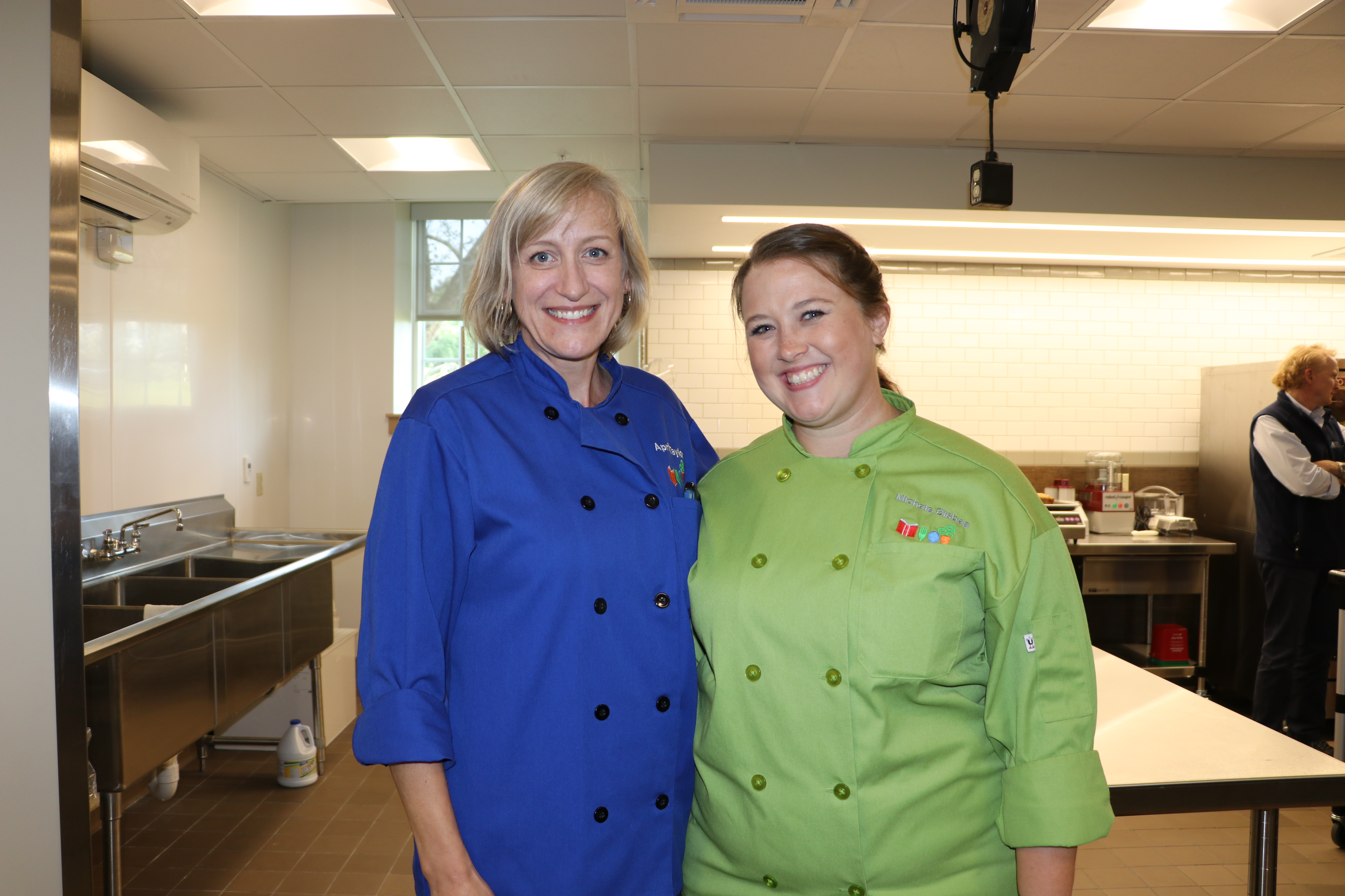 Child Nutrition Chefs, April Taylor and Michele Bisbee.