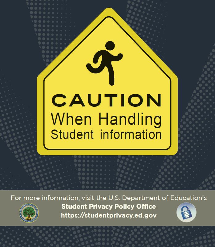 caution when handling student data