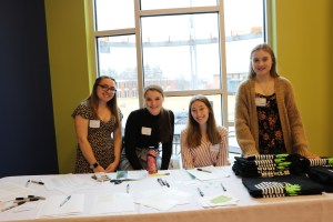 Students from the Educators Rising Chapter at Thomas College