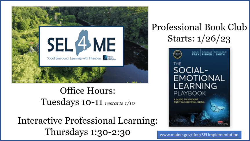 Winter/Spring Social Emotional Learning Implementation Office Hours and Professional Learning&nbsp;Opportunities