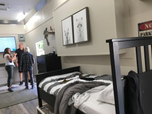 The inside of the Trailer