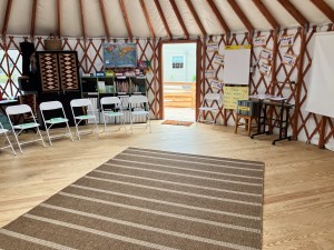 Yurt at Fiddlehead School of Arts and Sciences