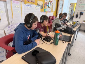 MLTI Caribou Visit with students