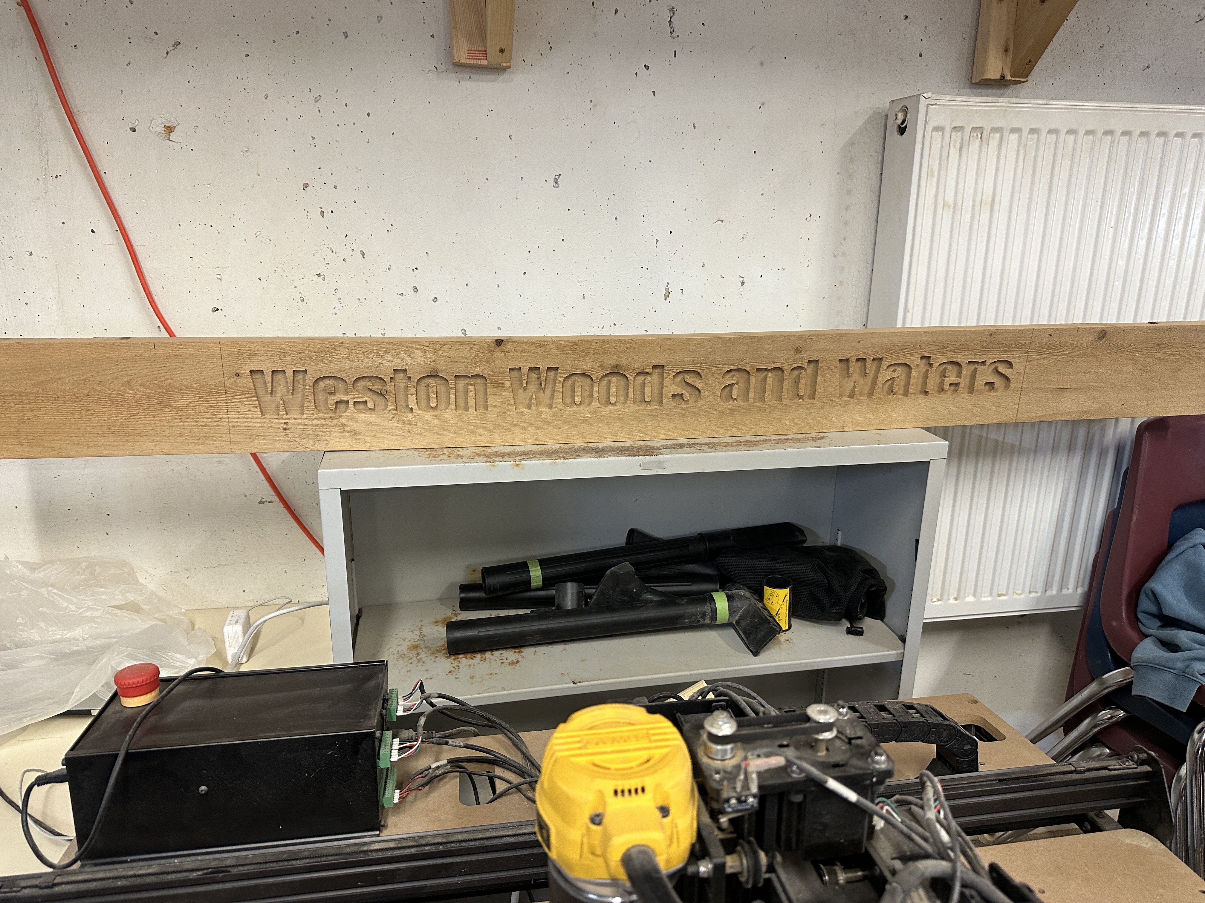 As part of community service learning students created these tail signs.