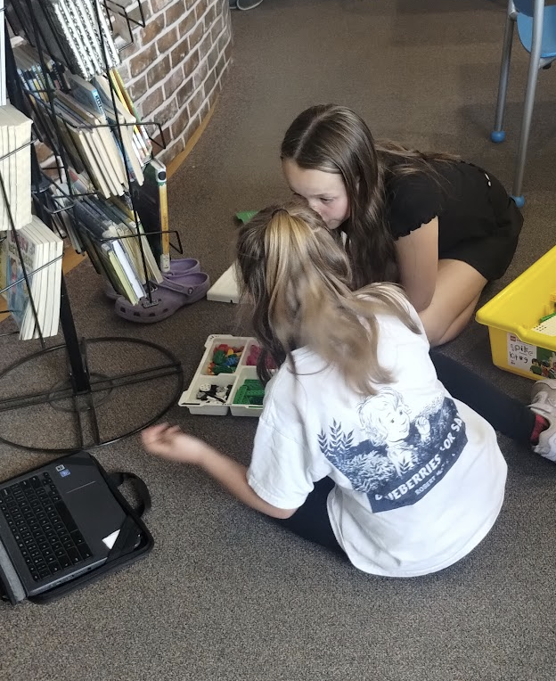 students working together