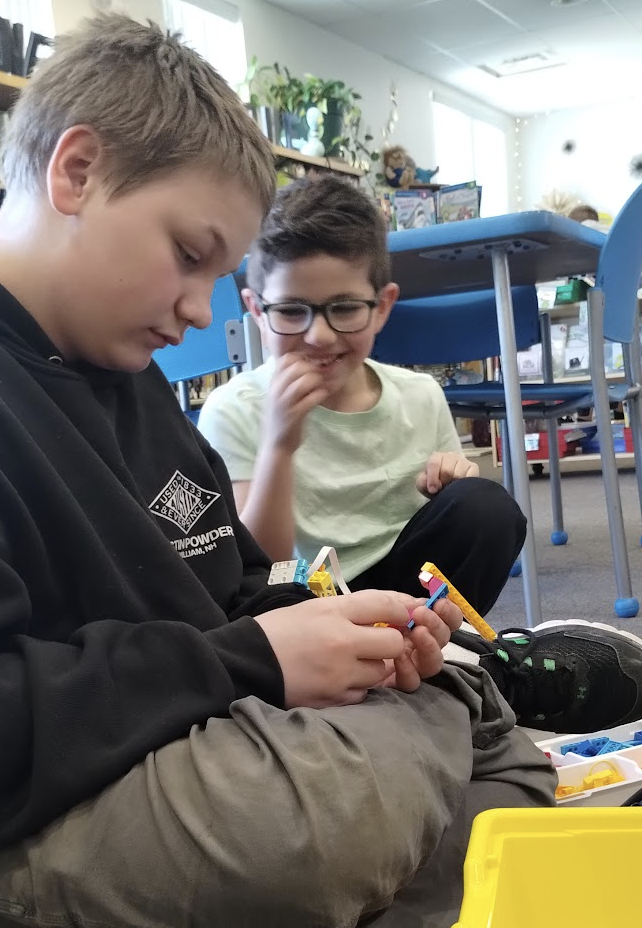 students working together