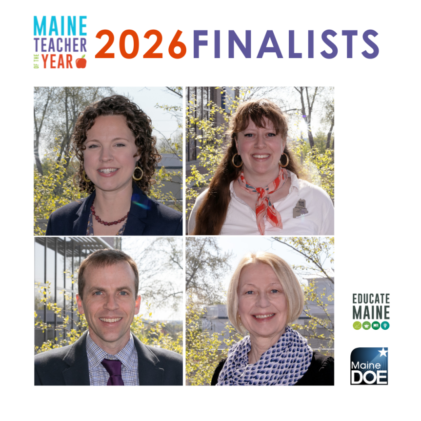MEDIA RELEASE: 2026 Maine Teacher of the Year State Finalists&nbsp;Announced