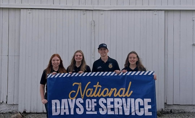 Maine State Officers participate in the National Day of Service in Indianapolis.
