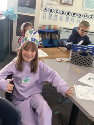 A student at one of the district's attendance events.