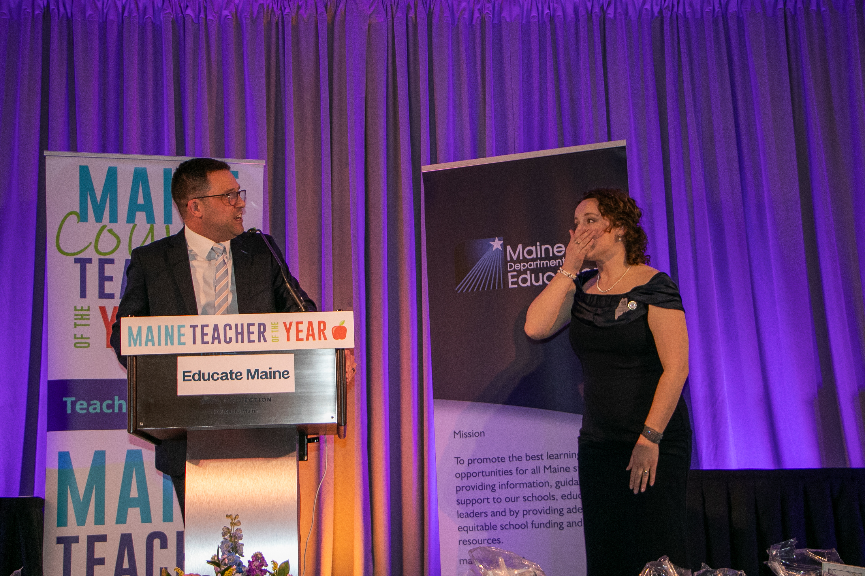 A representative from StubHub gives Edwards tickets to see musician Jacob Collier.