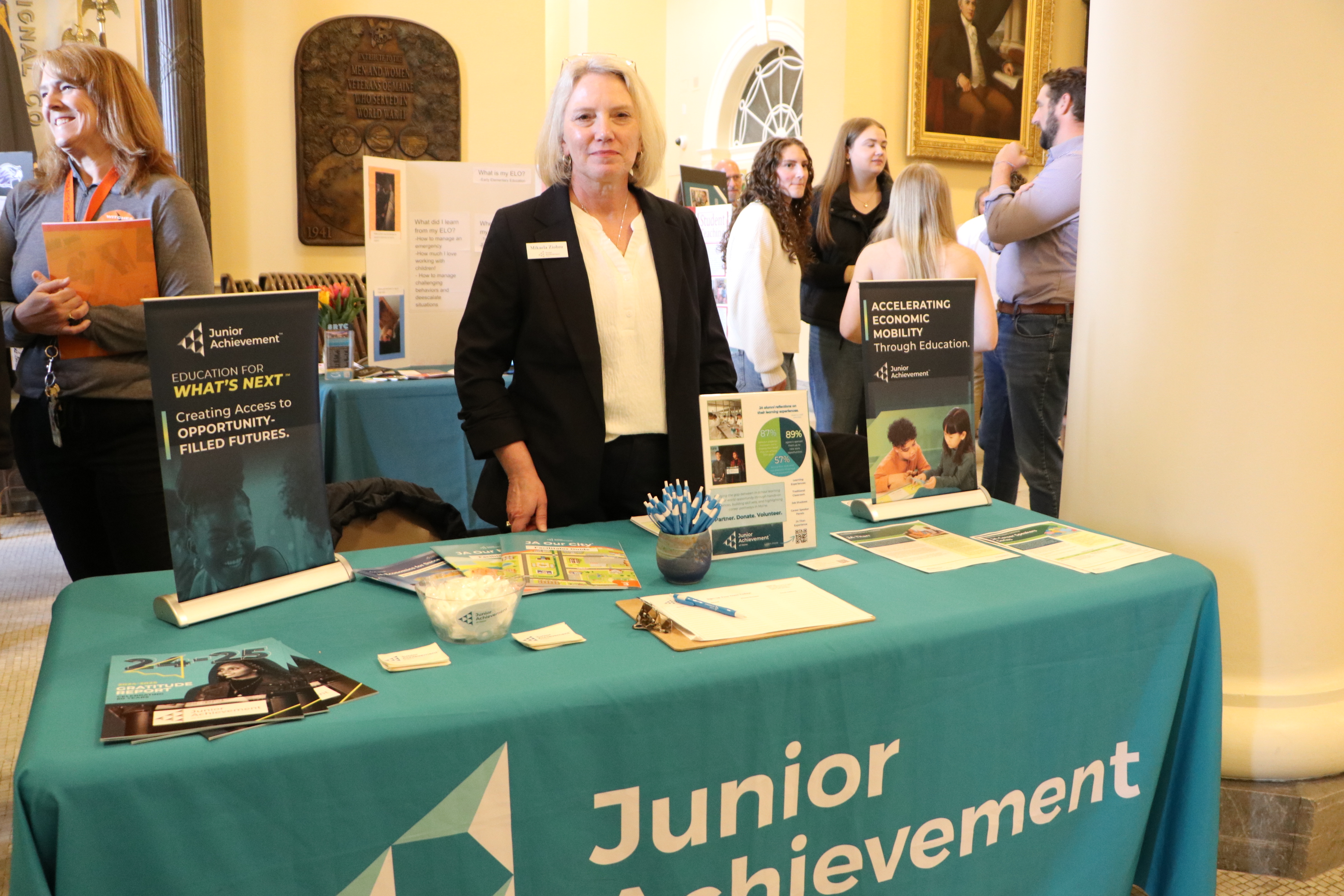 Mikaela Ziobro from Junior Achievement of Maine