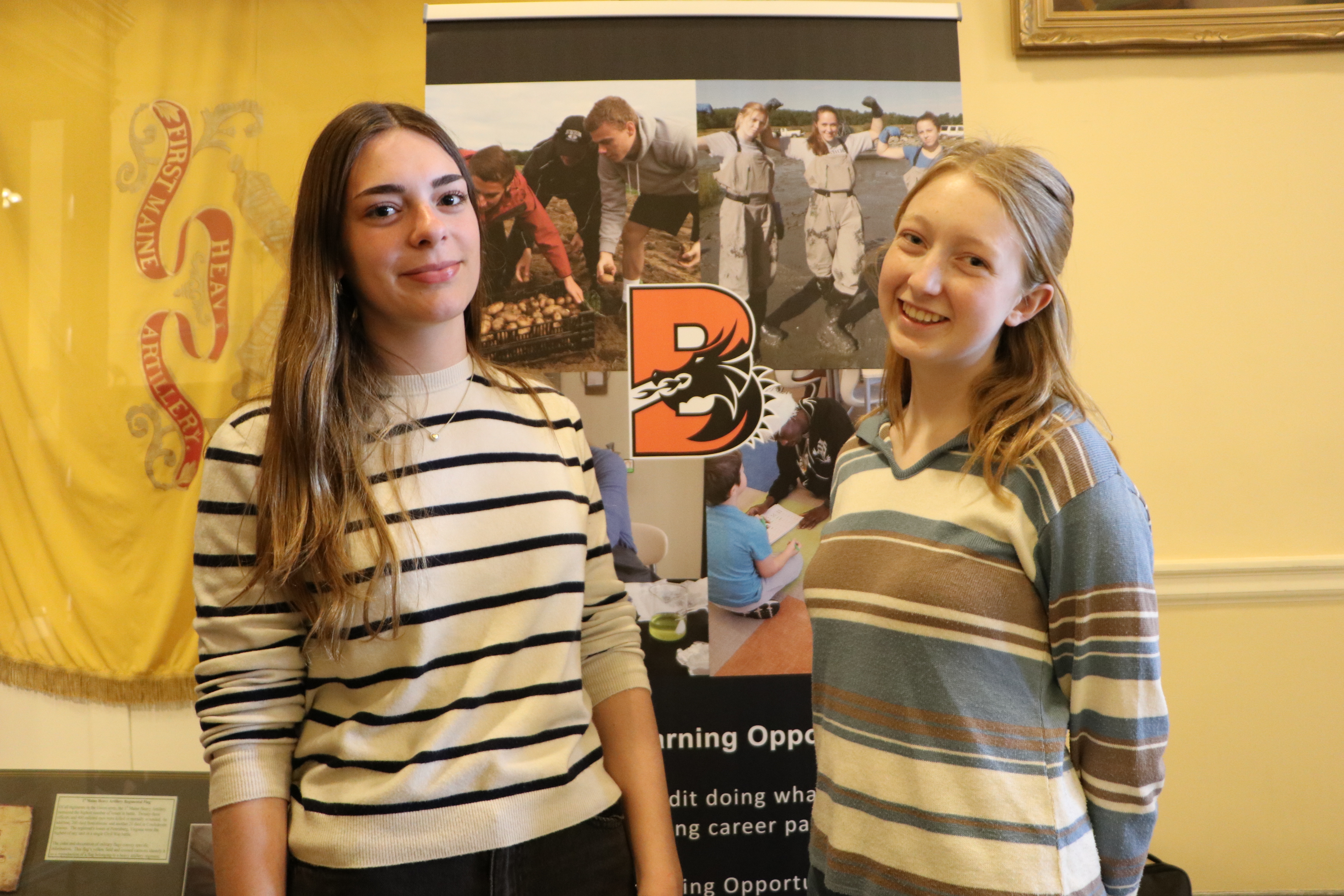Brunswick High School (Brunswick School Department) ELO students Enne and Avery