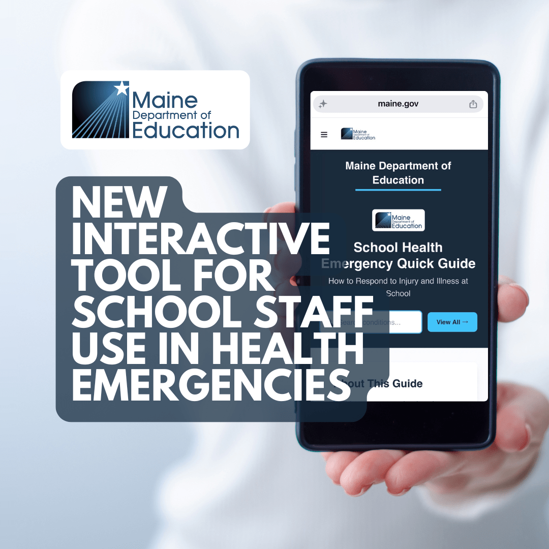 Maine DOE Announces New Interactive Tool for School Staff Use in Health ...