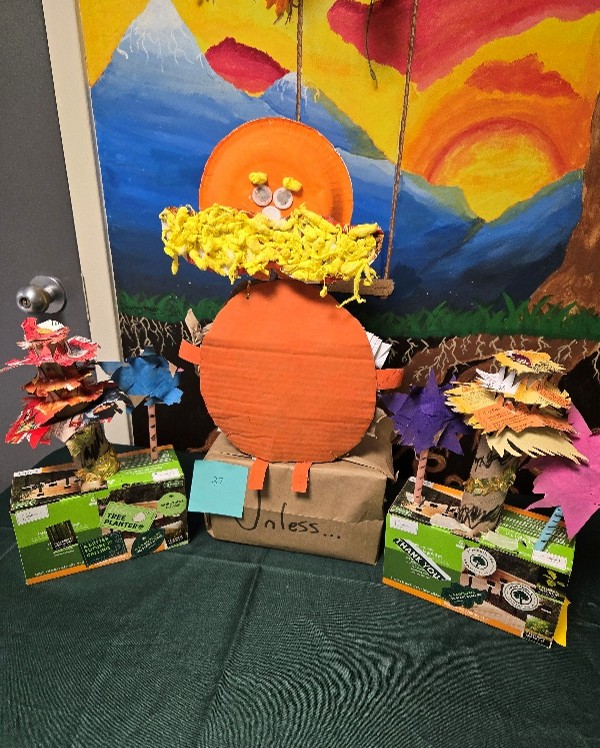 An Athens Community School student's work as part of the school's “One School, One Book” Earth Day Project.