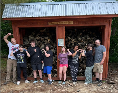 Each day of the alternative education program at Mountain Valley Middle School begins with breakfast, a movement break, and a morning circle.