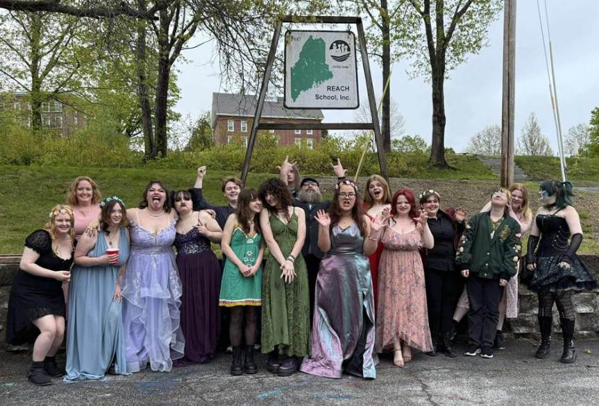 REACH Students at the first REACH Prom.
