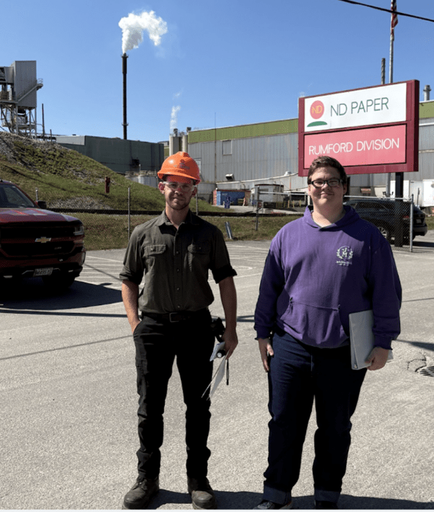 David, a junior at Mountain Valley High School, participated in an ELO with ND Paper in Rumford.