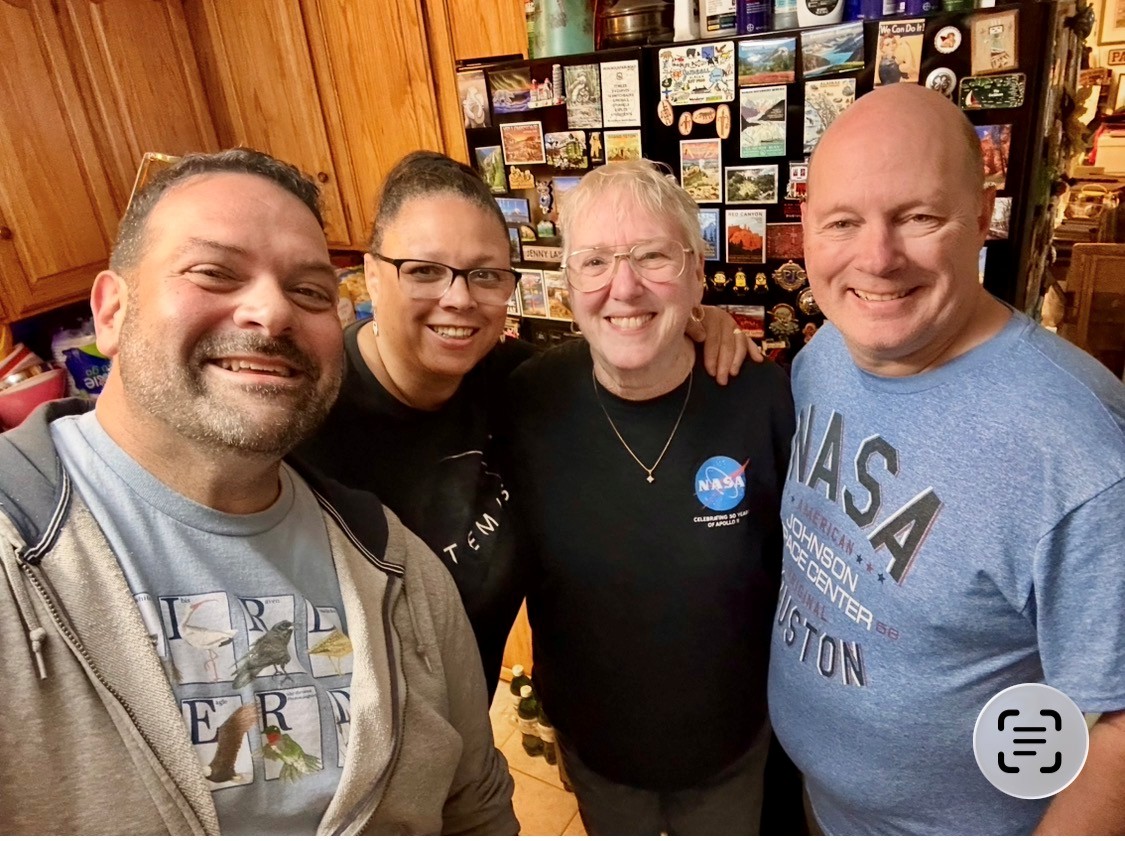 Four members of the core team, (L to R), James Falletti, Diane Phillips, Sharon Eggleston, and Brian Ewenson
