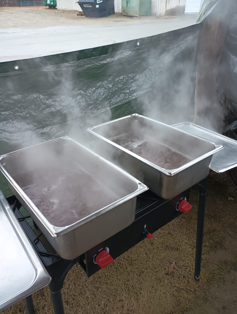 Sap boiling