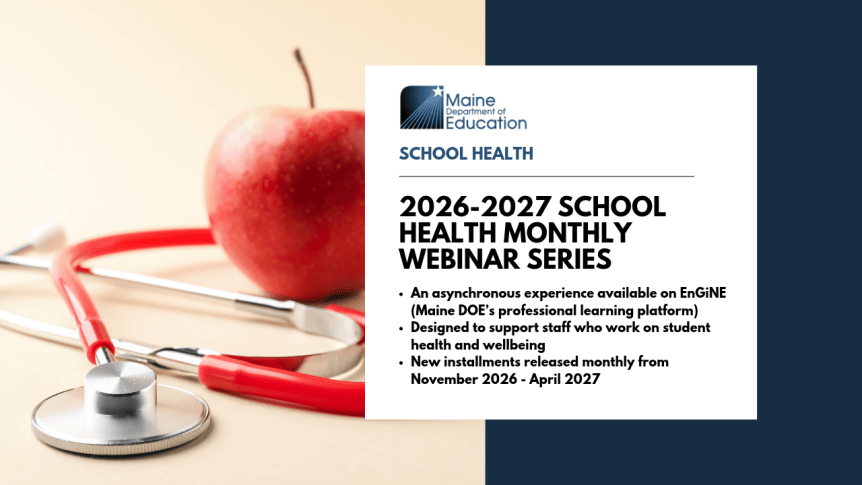 2026-2027 School Health Monthly Webinar Series