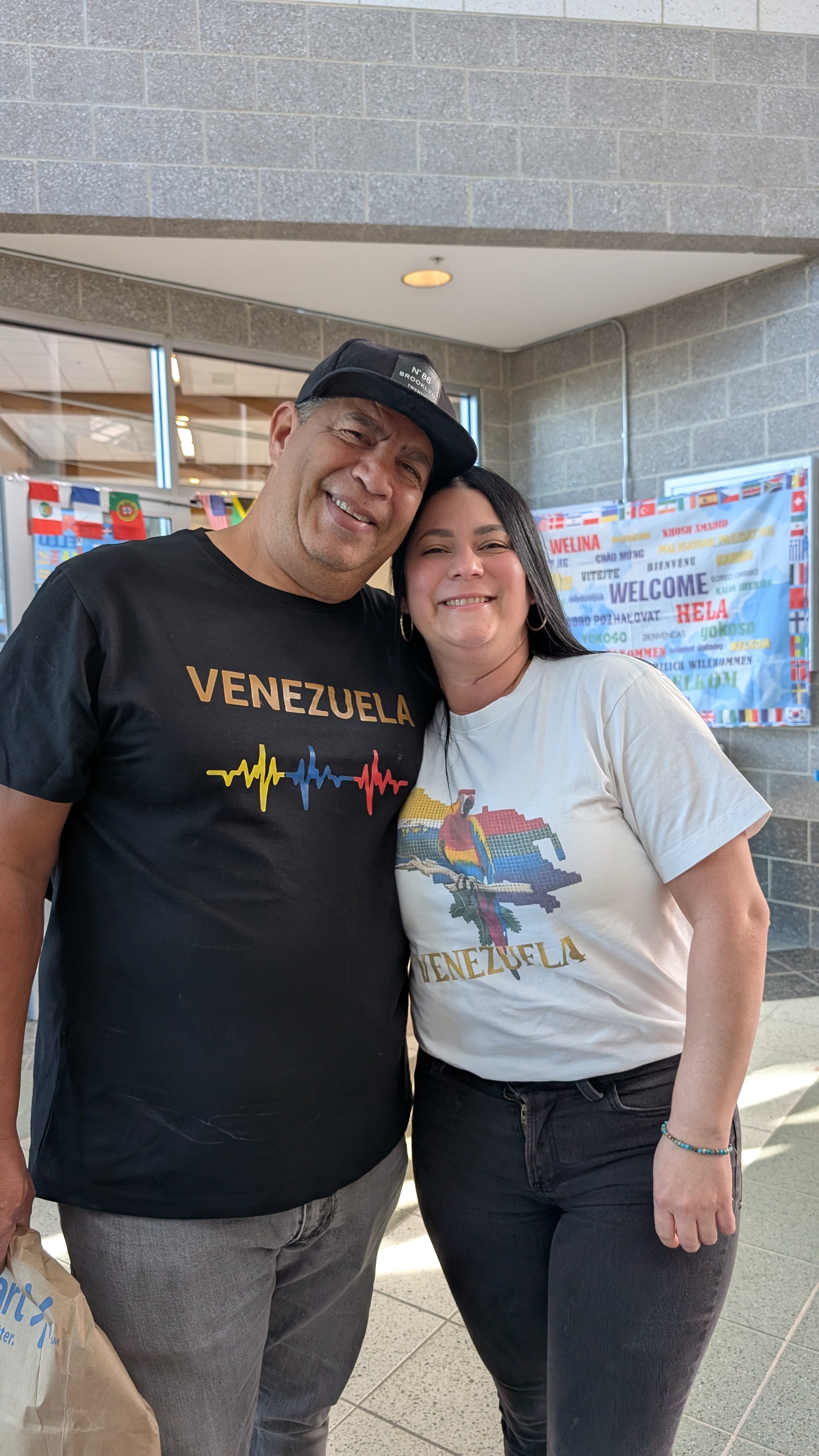 RSU 3 parents celebrate together during the Community Language and Culture Celebration.